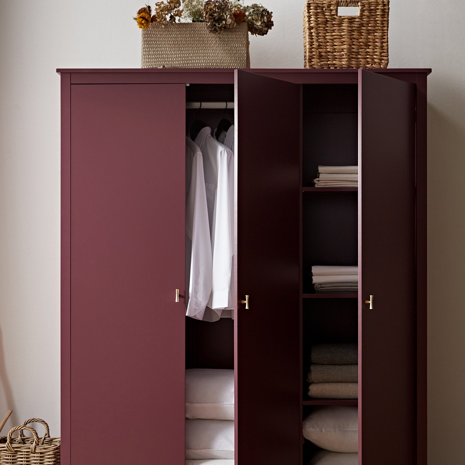 Oakham Triple Closet, Wild Cherry