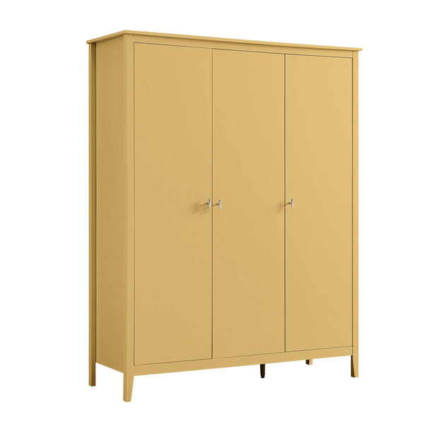 Oakham Triple Closet, Rattan Yellow