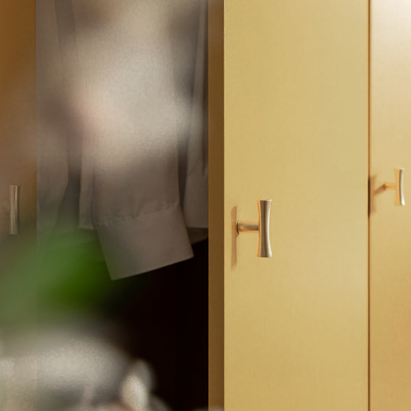 Oakham Triple Closet, Rattan Yellow