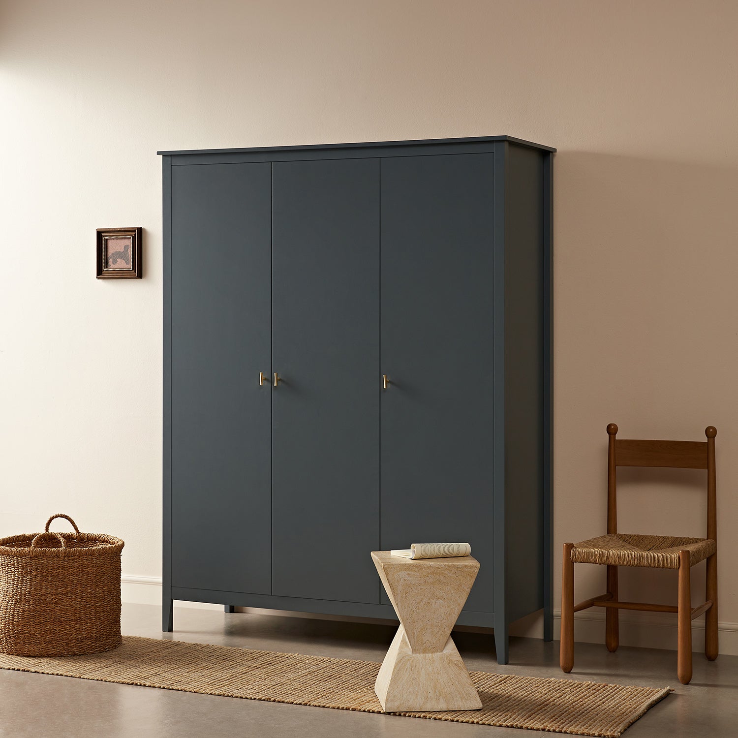 Oakham Triple Closet, Stormy Blue