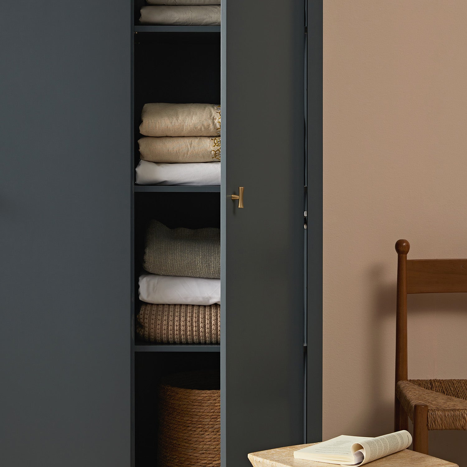 Oakham Triple Closet, Stormy Blue