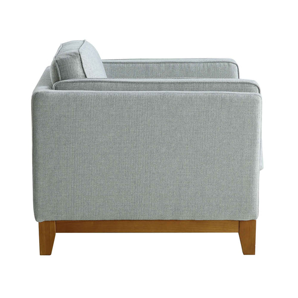 Dipley Sage Fabric Sofa, 1-Seater