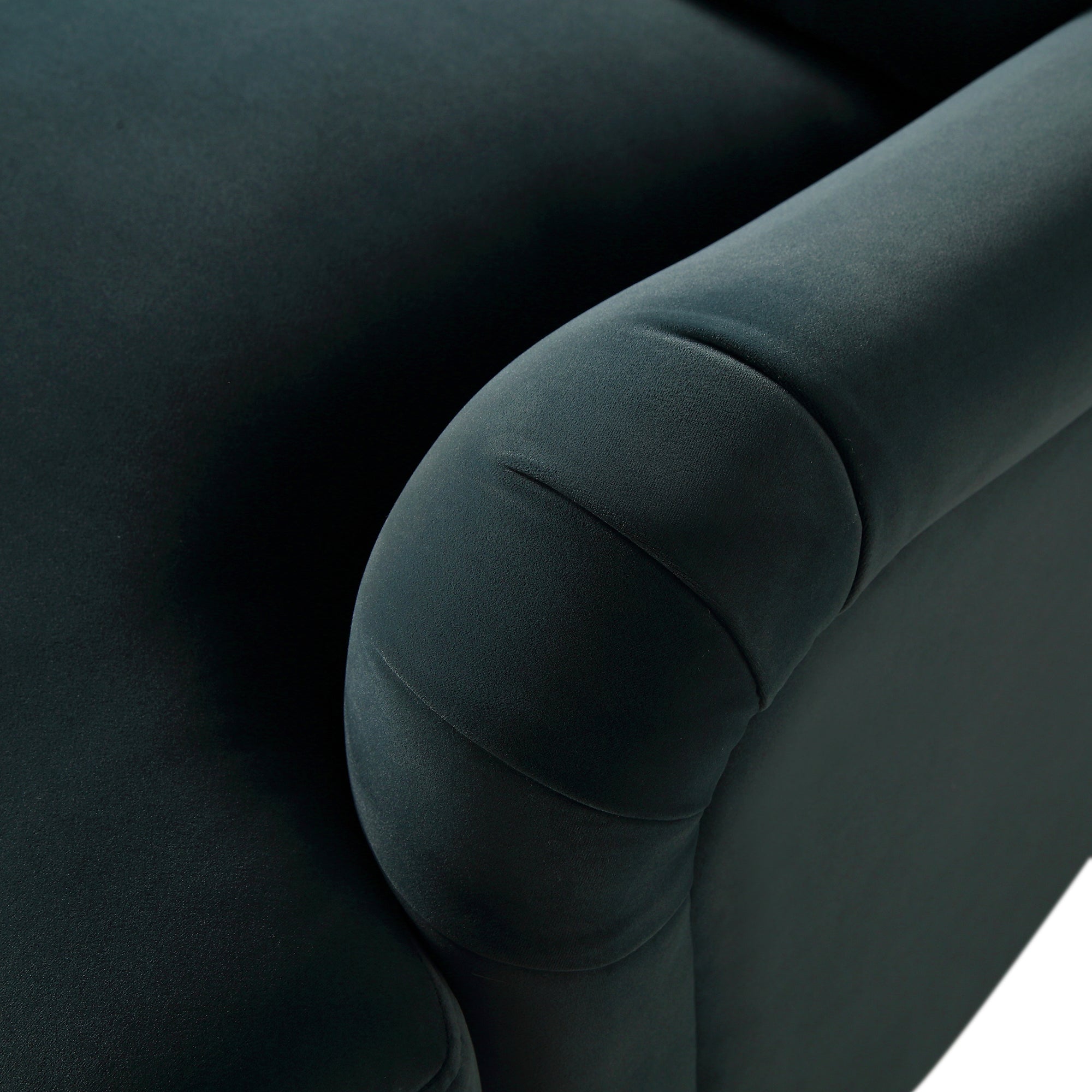 Daphnis Aegean Blue Velvet Sofa, 2-Seater