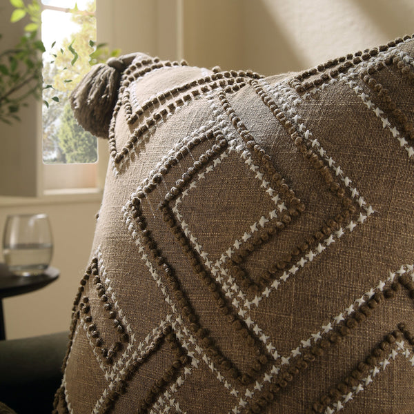 Boho Collection Andes Cross Stitch Pillow