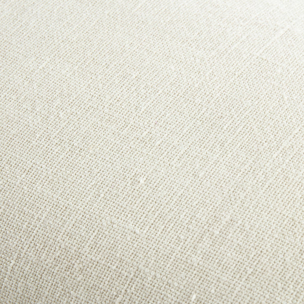 Evie Linen Dusky Pink Scalloped Rectangular Pillow