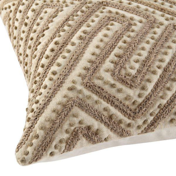 Boho Collection Inca Jute Cord Pillow
