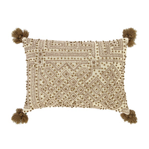 Boho Collection Savannah French Knot Tassel Pillow