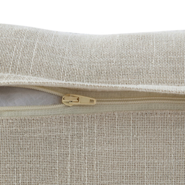 Ikat Collection Lunar Gray Hand Embroidered Pillow