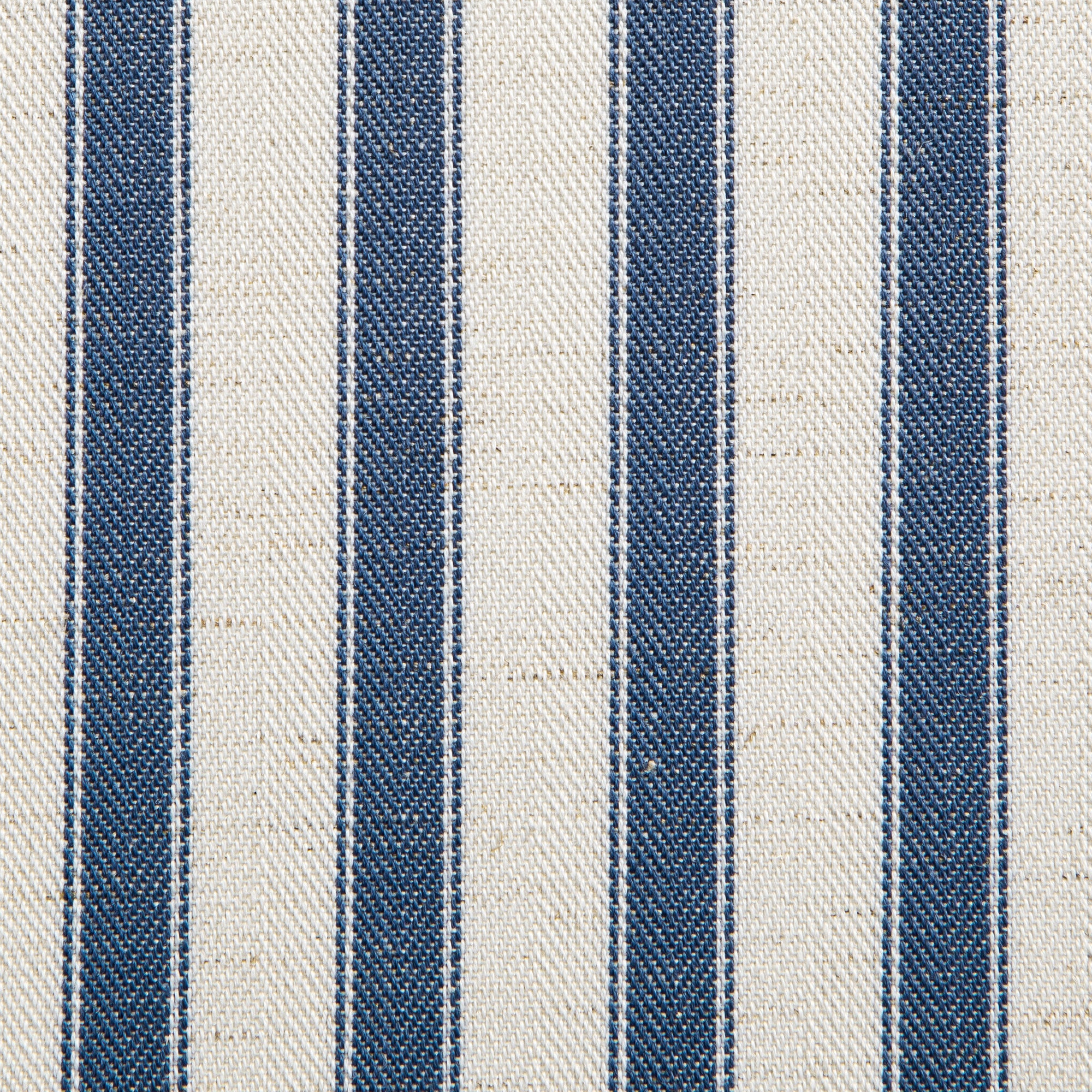 Chilworth Upholstered Ottoman Storage Bed, Blue Stripe Linen Blend