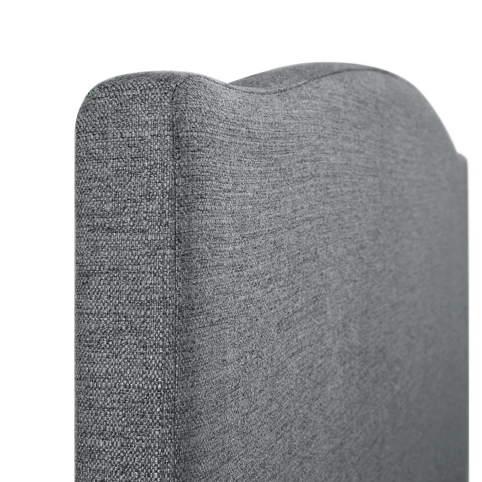 Chilworth Upholstered Ottoman Storage Bed, Dark Gray Weave Fabric