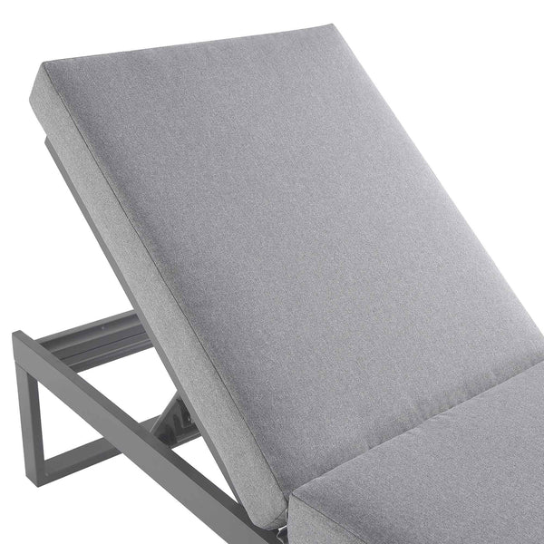 Albany Aluminum Sun Lounger, Gray