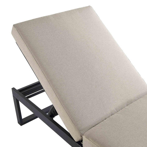 Albany Aluminum Sun Lounger, Taupe