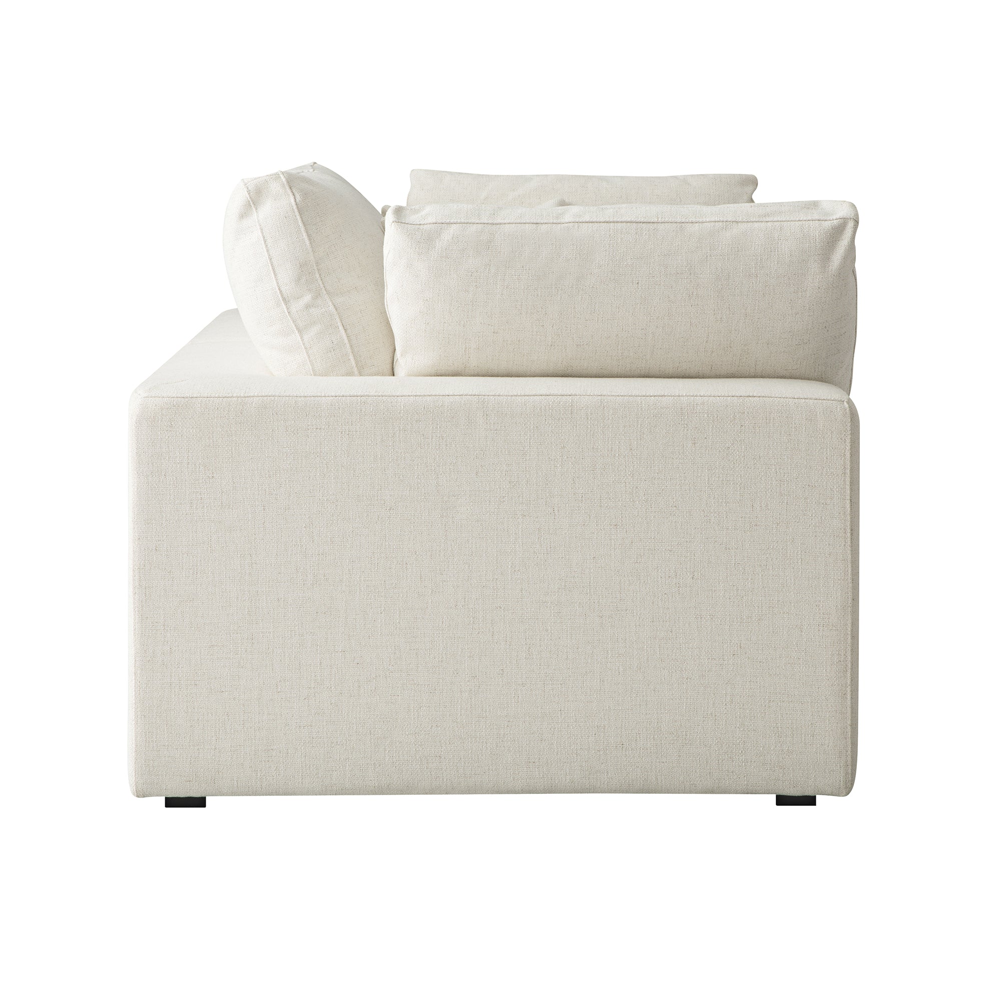 Lutyens Beige Linen Blend Sectional Sofa, 2-Piece