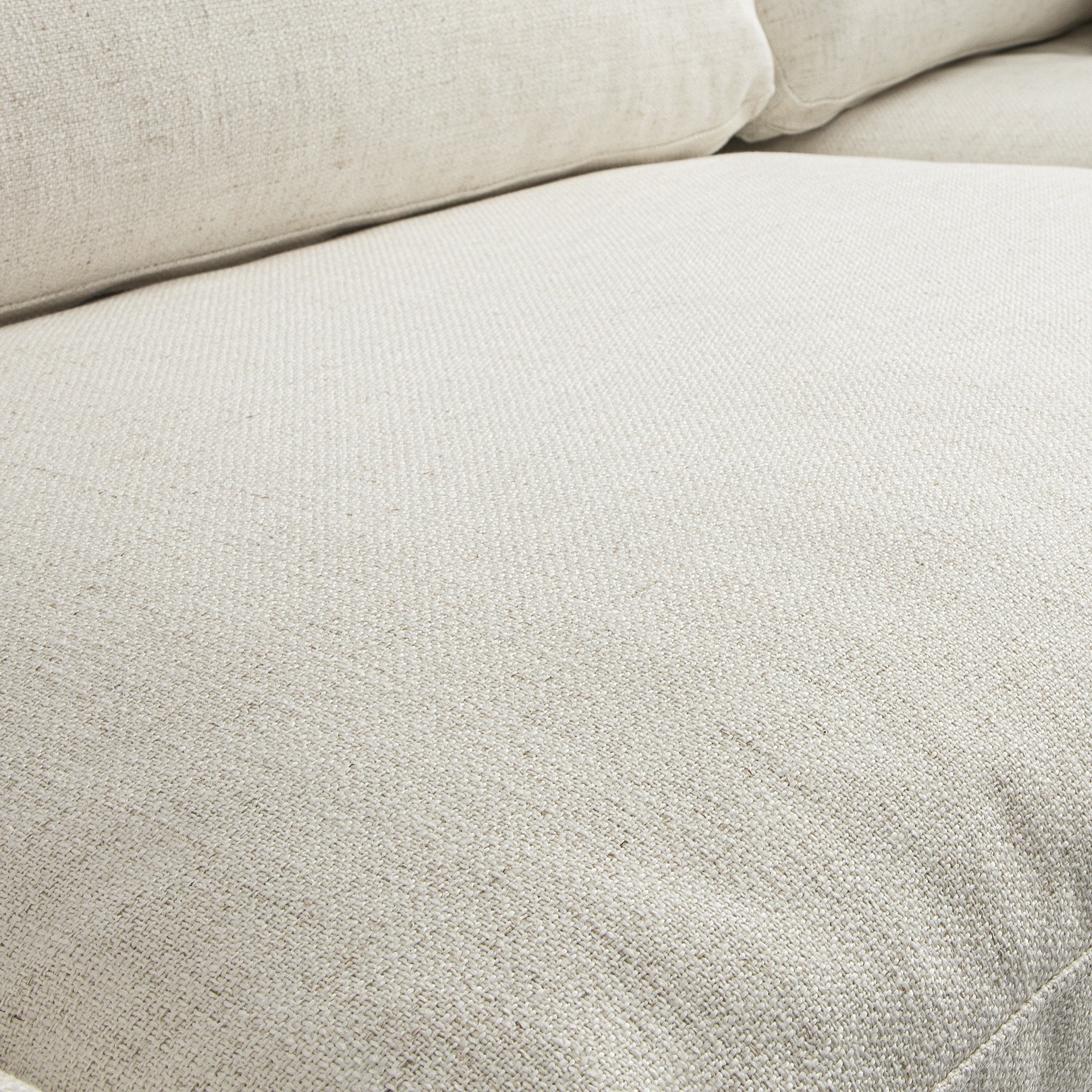 Lutyens Beige Linen Blend Sectional Sofa, 3-Piece