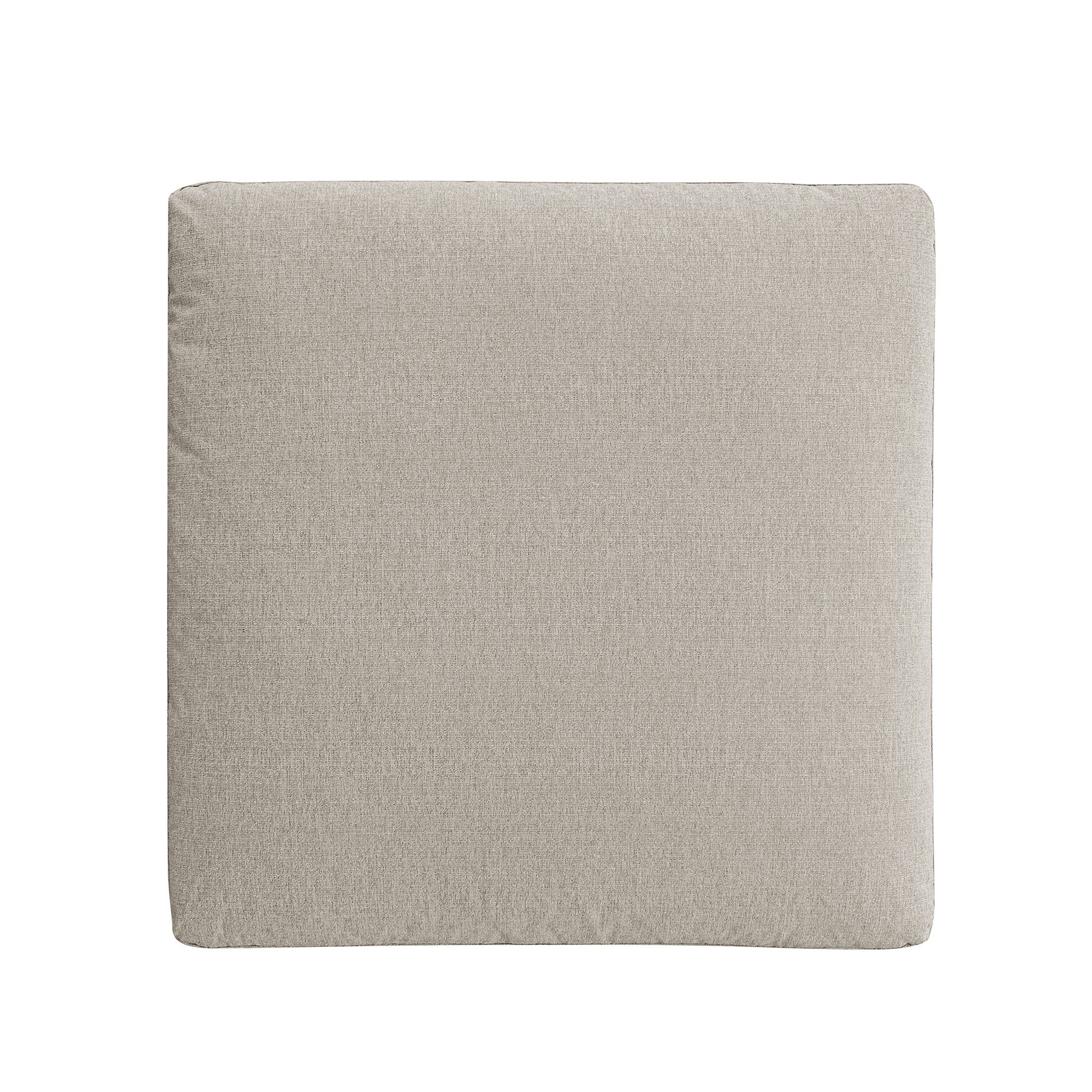 Lutyens Oatmeal Weave Fabric Sectional Sofa, Stool