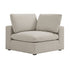 Lutyens Oatmeal Weave Fabric Sectional Sofa, Corner Unit