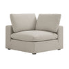 Lutyens Oatmeal Weave Fabric Sectional Sofa, Corner Unit