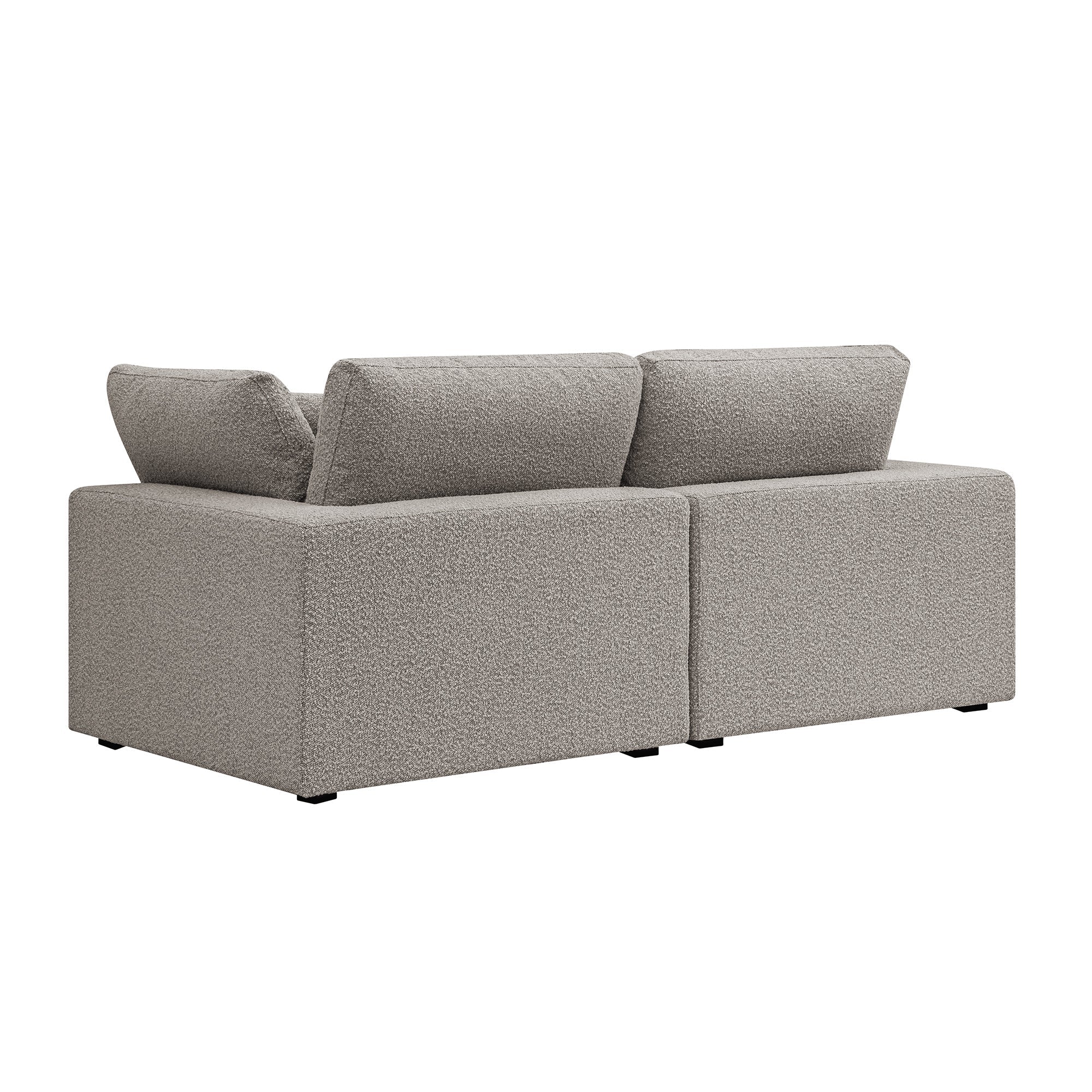 Lutyens Taupe Boucle Sectional Sofa, 2-Piece