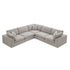 Lutyens Taupe Boucle Sectional Sofa, 5-Piece Corner Set