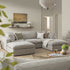Lutyens Taupe Boucle Sectional Sofa, 5-Piece U-Shape Set