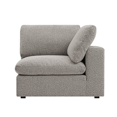 Lutyens Taupe Boucle Sectional Sofa, Corner Unit
