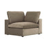 Lutyens Taupe Velvet Sectional Sofa, Corner Unit