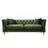 Ashby Chesterfield Large 3-Seater Sofa, Fern Green Velvet