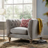 Ashby Chesterfield Armchair, Mist Gray Chenille