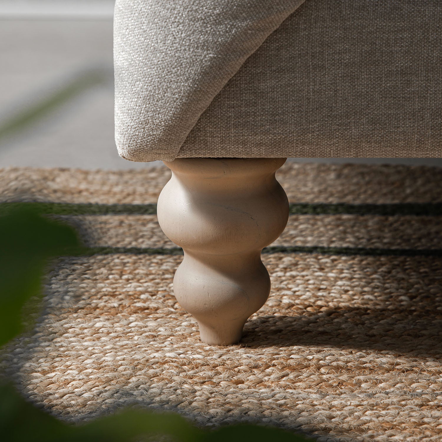 Ashby Chesterfield Loveseat, Mist Gray Chenille