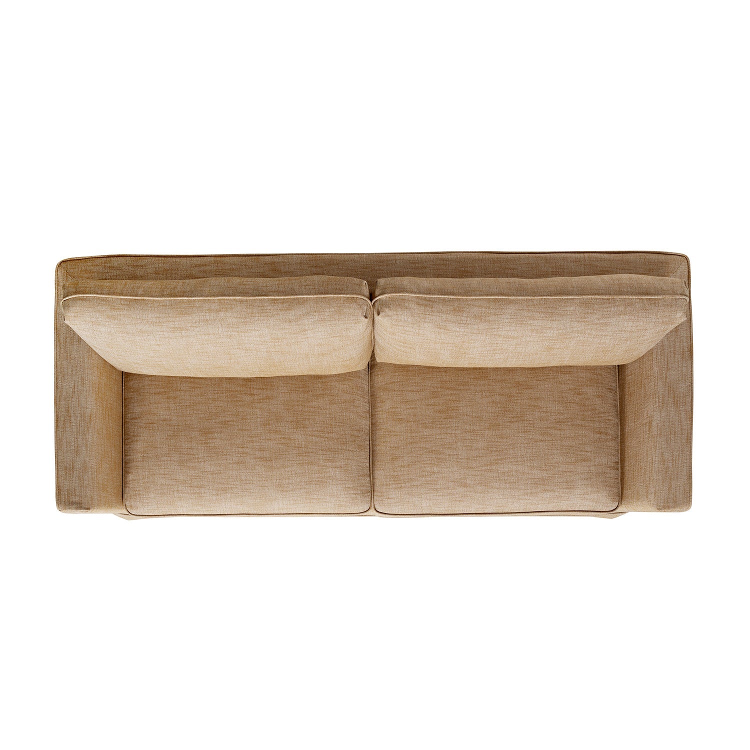 Fitz Skirted Large 3-Seater Sofa, Apricot Linen Blend