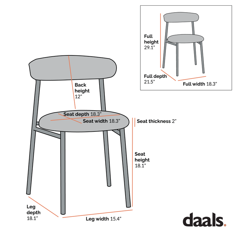 Donna Set of 2 Mustard Yellow Velvet Dining Chairs