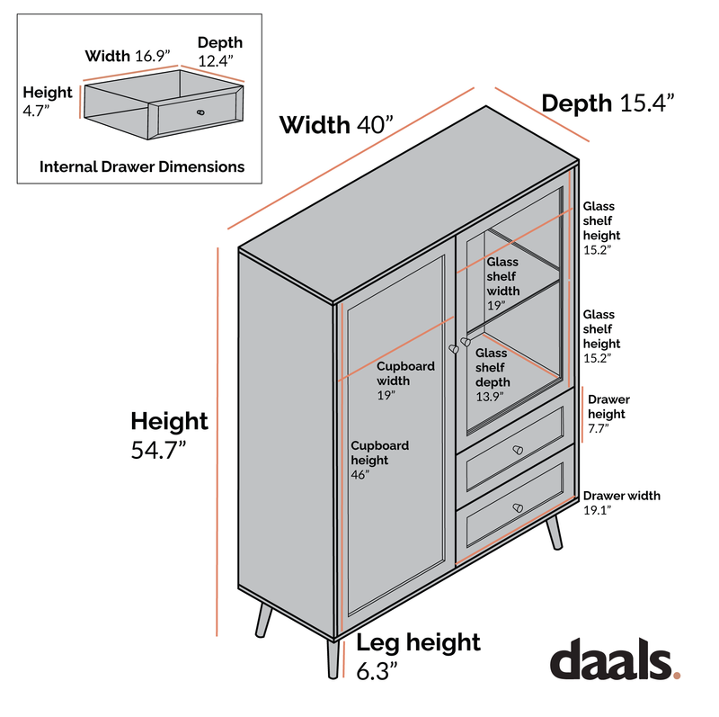 Frances Woven Rattan Display Cabinet, Black