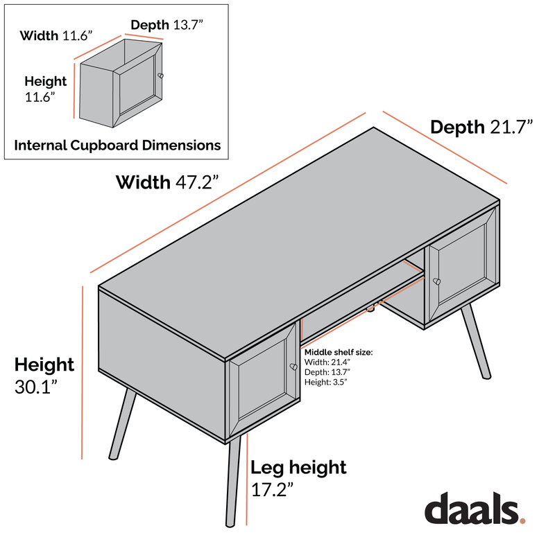 Frances Woven Rattan 2-Door Desk, Natural