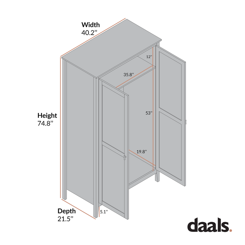 Oakham Double Closet, Olive Grove