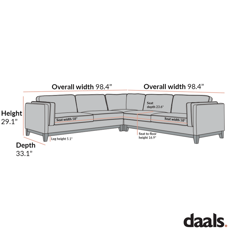Dipley Beige Boucle Fabric Grande Corner Sofa