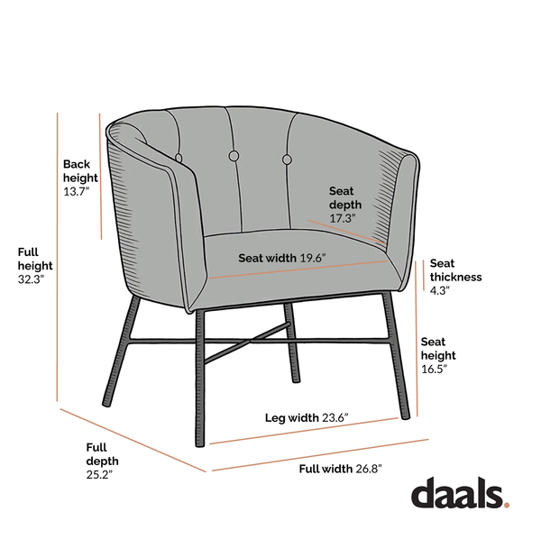 Aurelie Tub Chair in Emerald Green Velvet