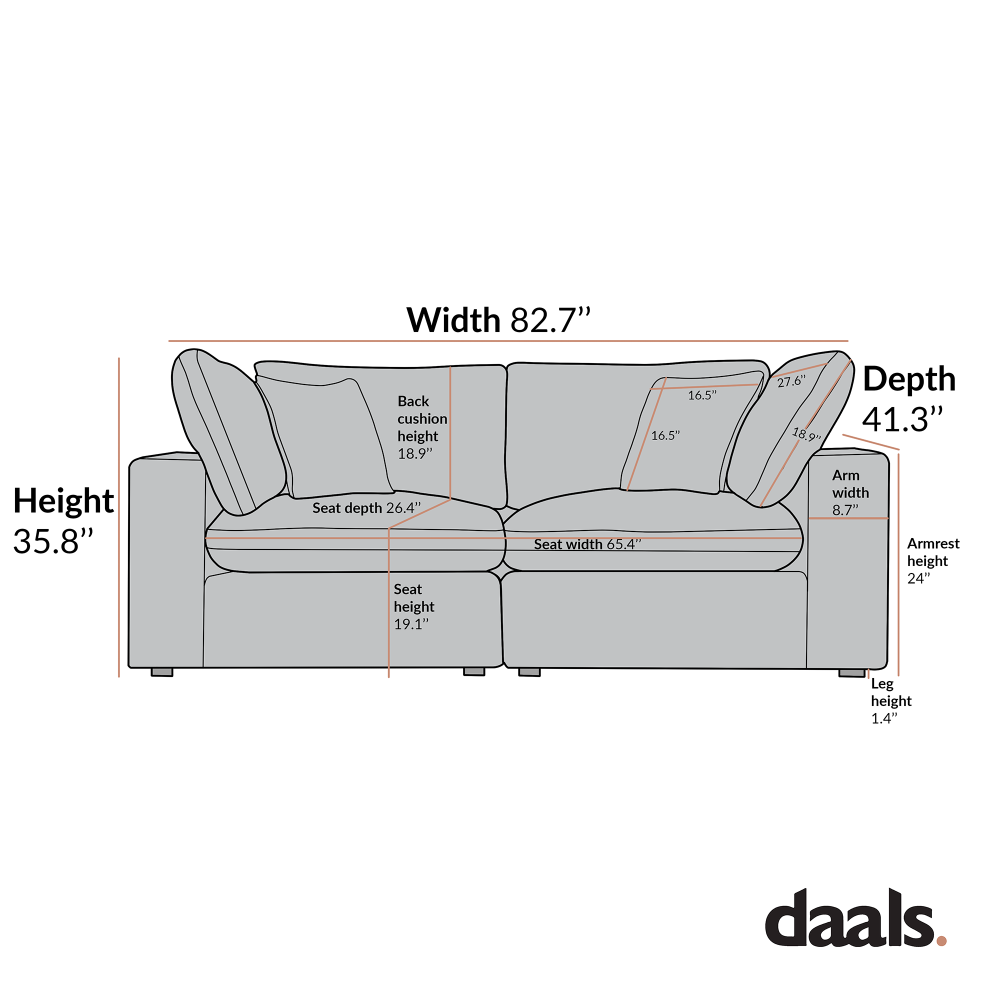 Lutyens Beige Linen Blend Sectional Sofa, 2-Piece