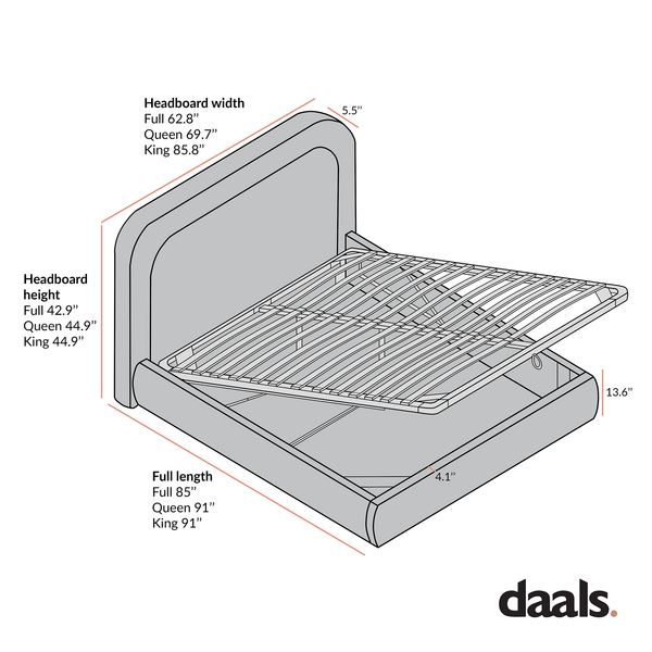 Luella Upholstered Wooden Plinth Base Storage Bed, Teal Velvet