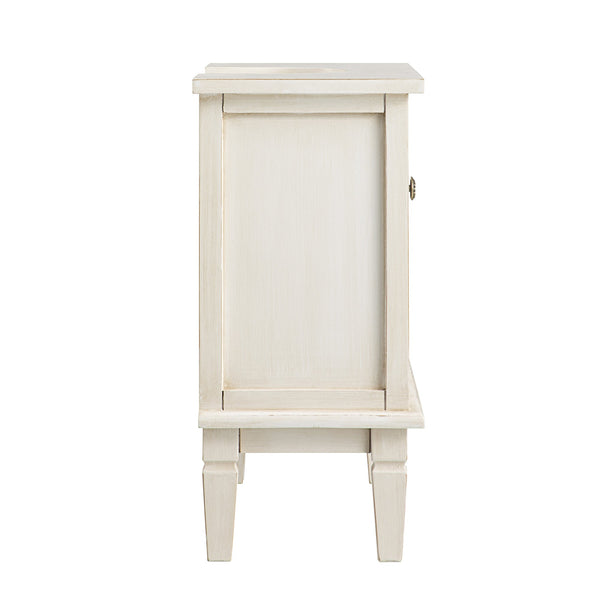 Chantilly Whitewashed Carved Bathroom Vanity Unit