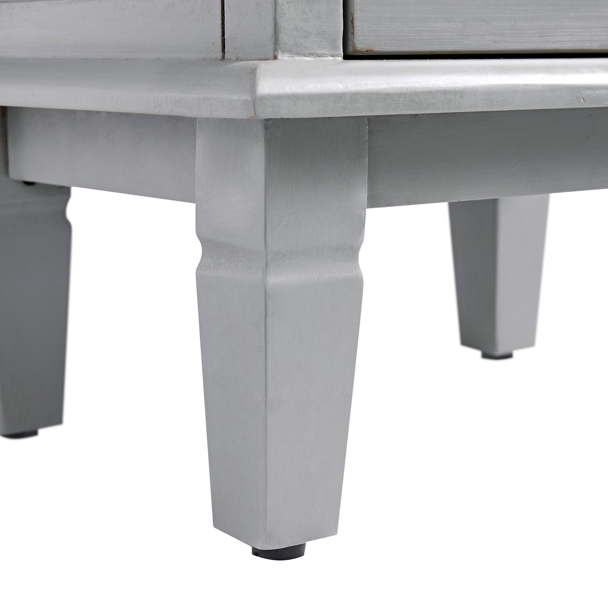 Chantilly Mid Gray Carved Bathroom Cupboard