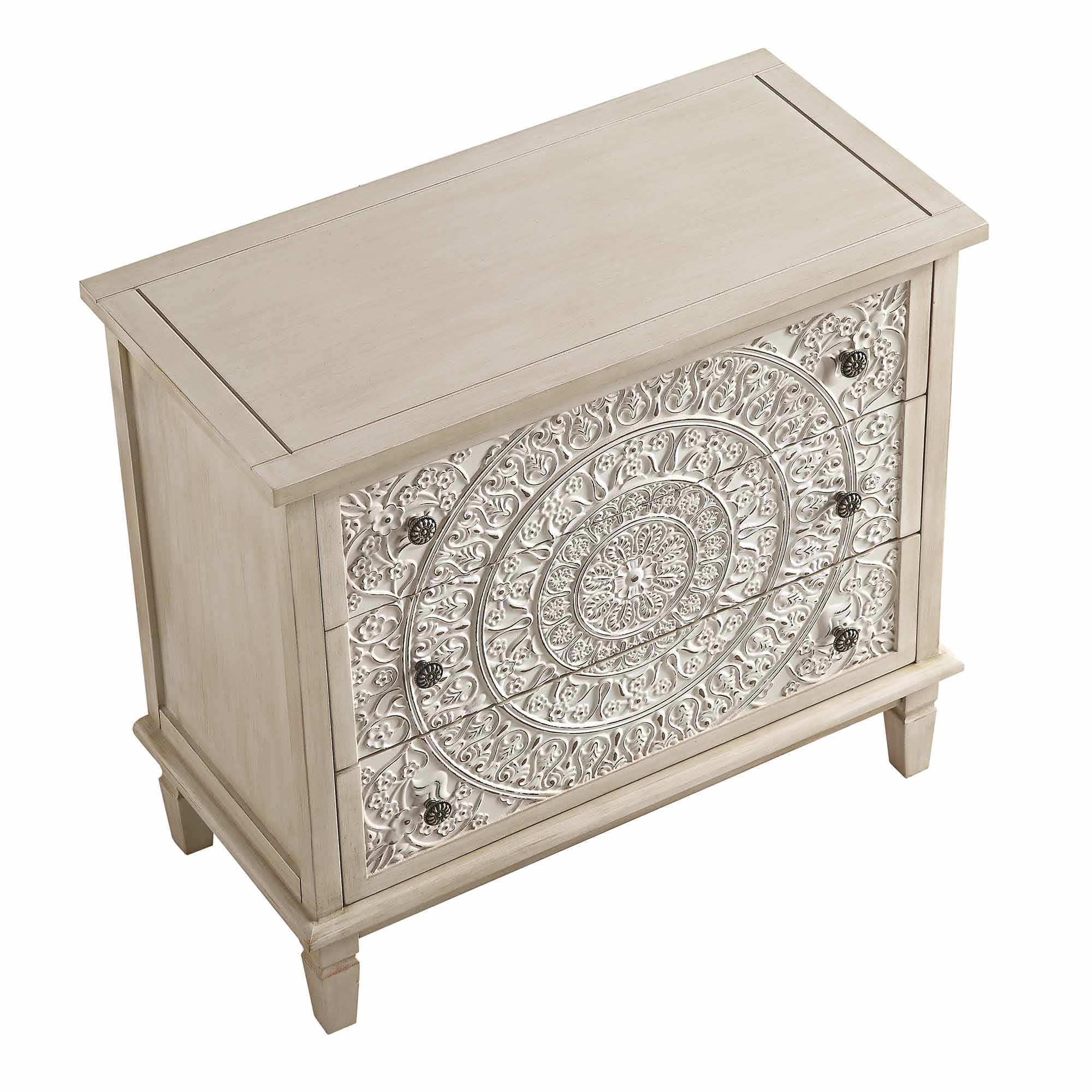 white dresser three drawer Little Seeds Clover 3-Drawer Dresser, White/Acorn you unlock the safety feature and can open all the drawers simultaneously when needed DaVinci Jenny Lind Spindle 3-Drawer