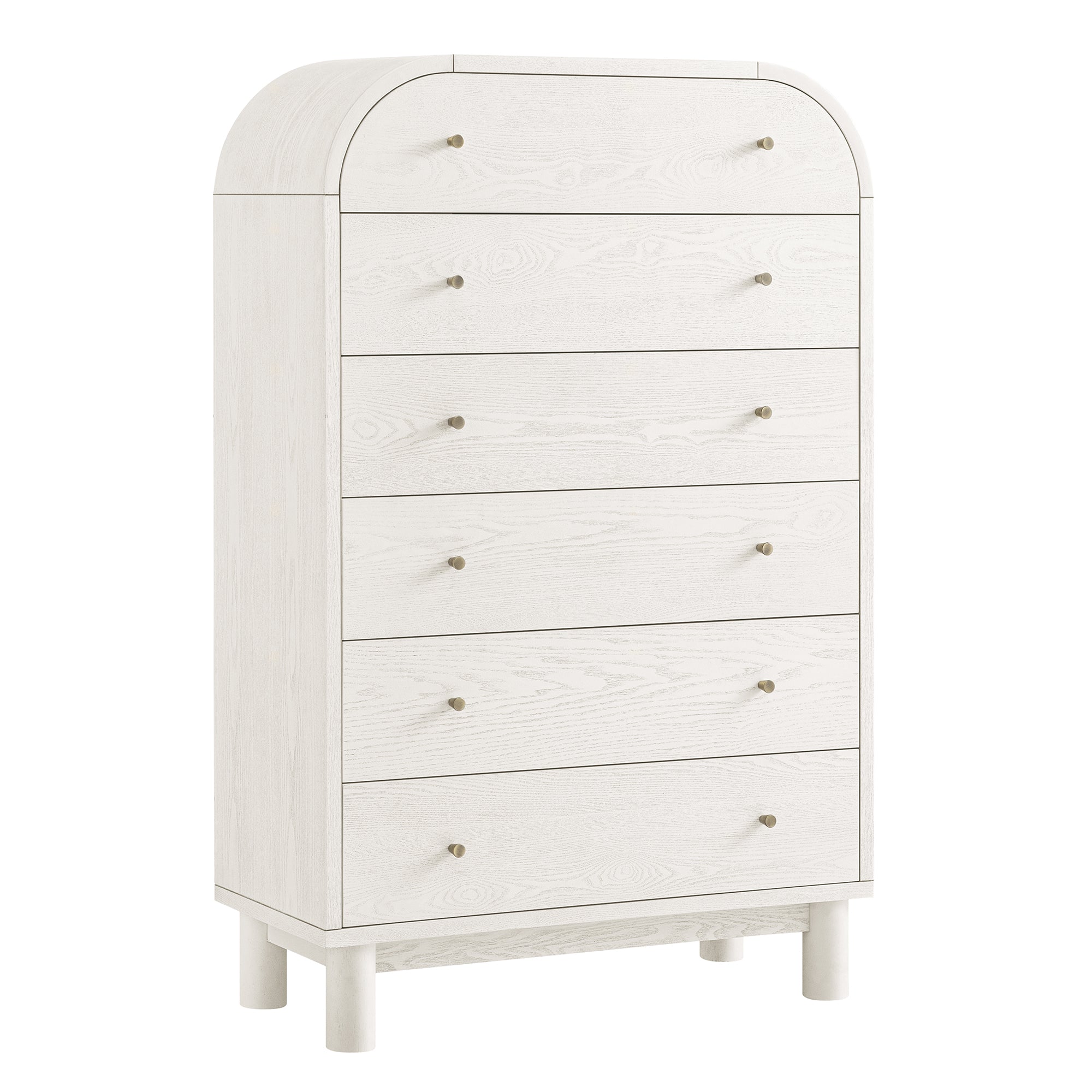 tall white dresser with deep drawers Maude Tall Dresser, Washed White Ash - daals