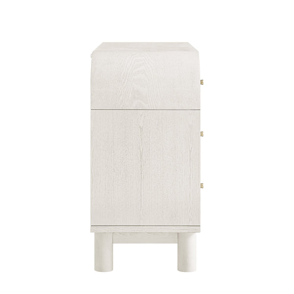 Maude 9 Drawer Dresser, Washed White Ash
