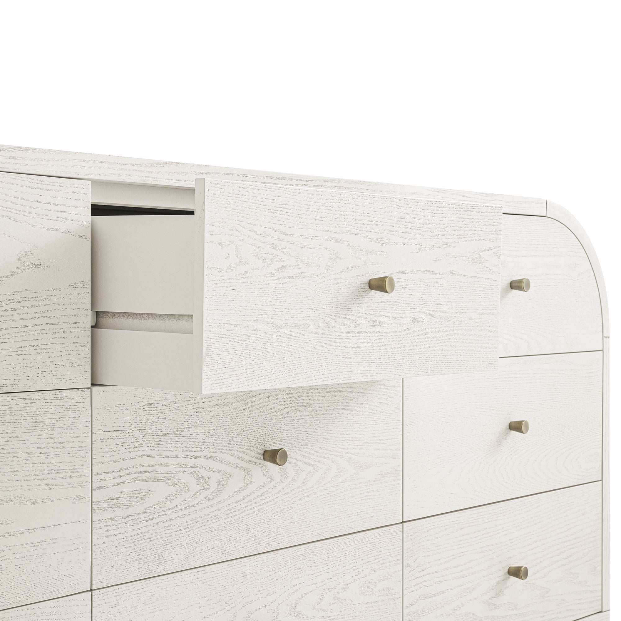white dresser malm Maude 9 Drawer Dresser, Washed White Ash - daals