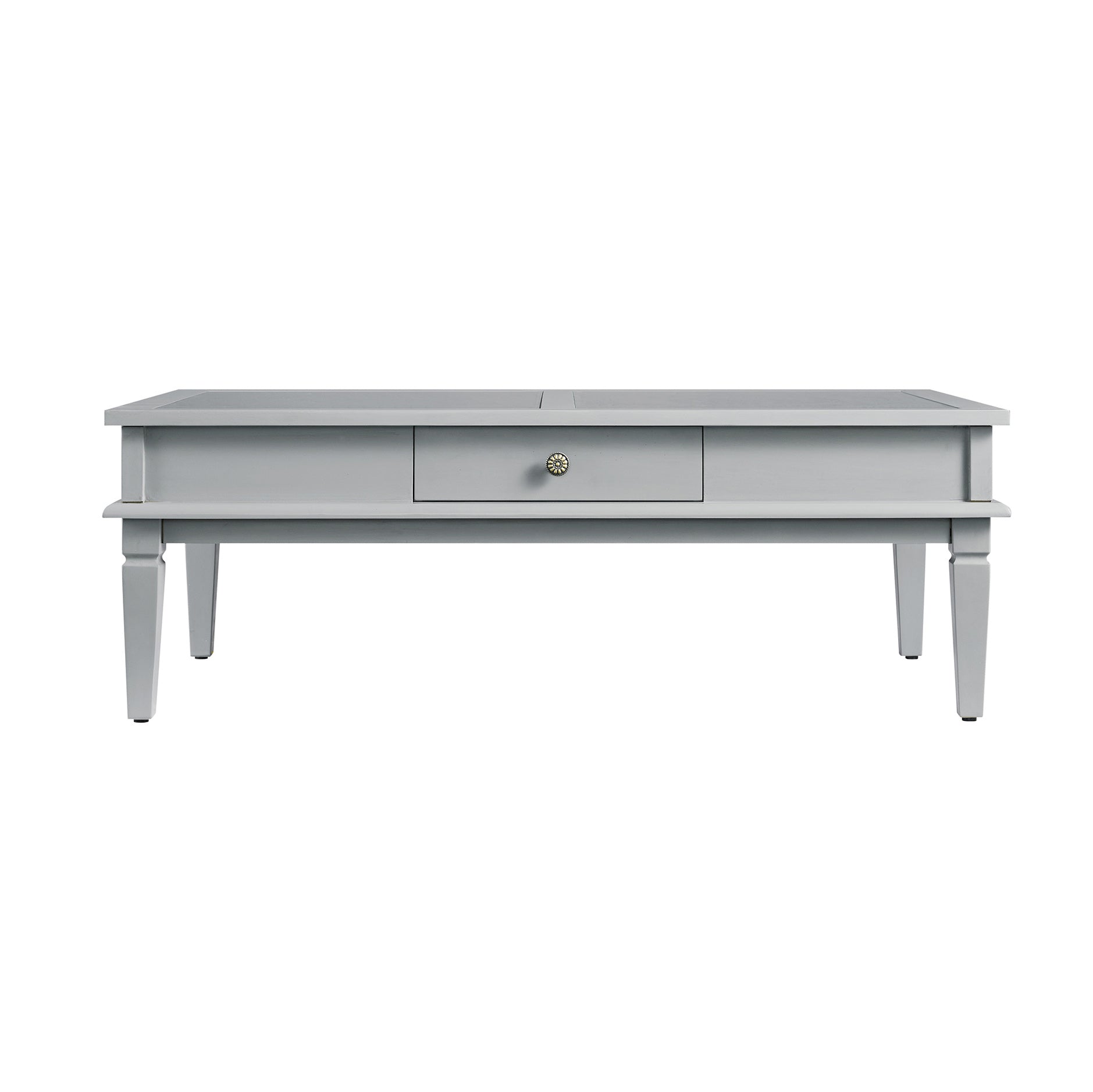 Chantilly Mid Gray Coffee Table with Drawers
