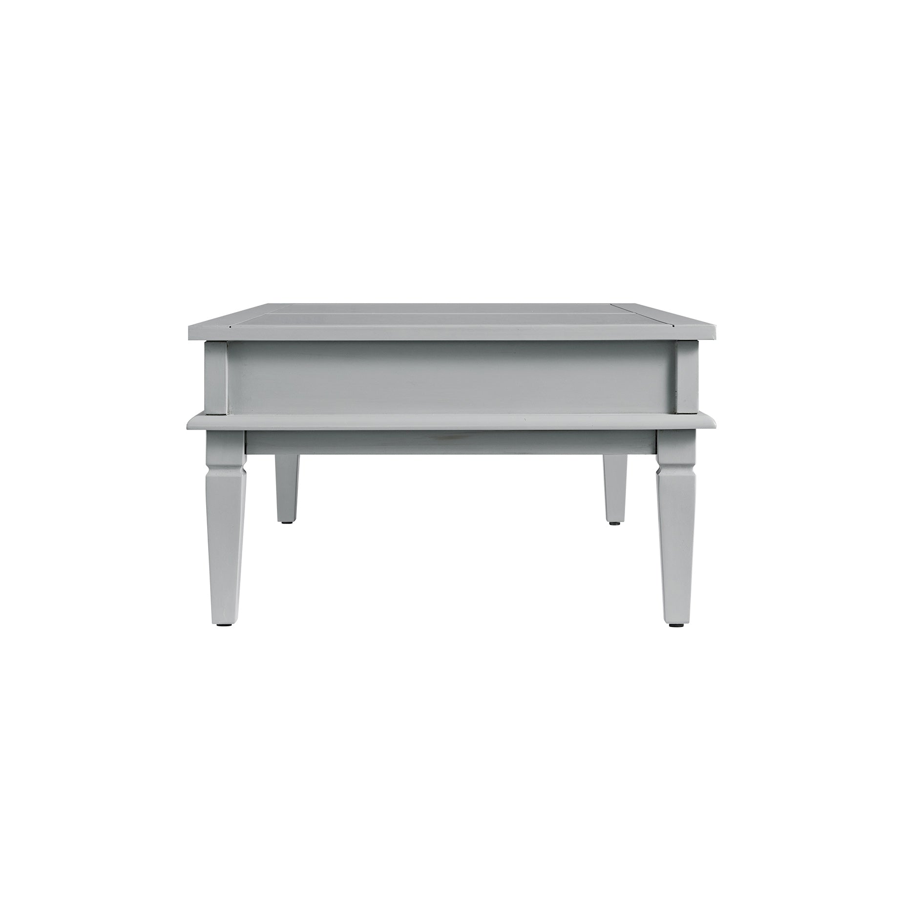Chantilly Mid Gray Coffee Table with Drawers