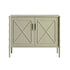 Elstowe Faux Bamboo Small Sideboard, Sage Green