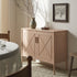 Elstowe Faux Bamboo Small Sideboard, Nude Pink