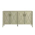 Elstowe Faux Bamboo Large Sideboard, Sage Green