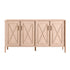 Elstowe Faux Bamboo Large Sideboard, Nude Pink